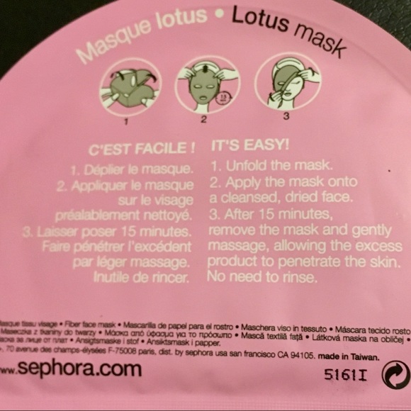 Sephora Lotus Face Mask! New! - Picture 5 of 6